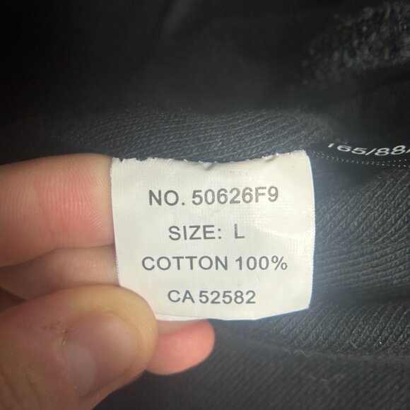 EUC JNBY Black Zip Up Hoodie Size Large (100% Cotton) - Picture 14 of 16